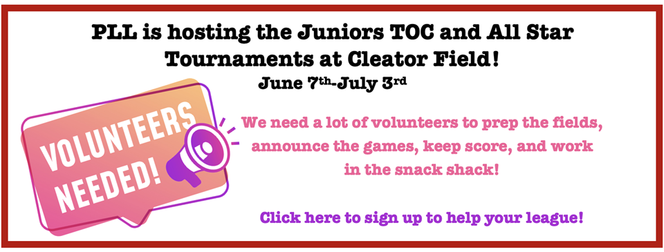 Volunteers Needed!